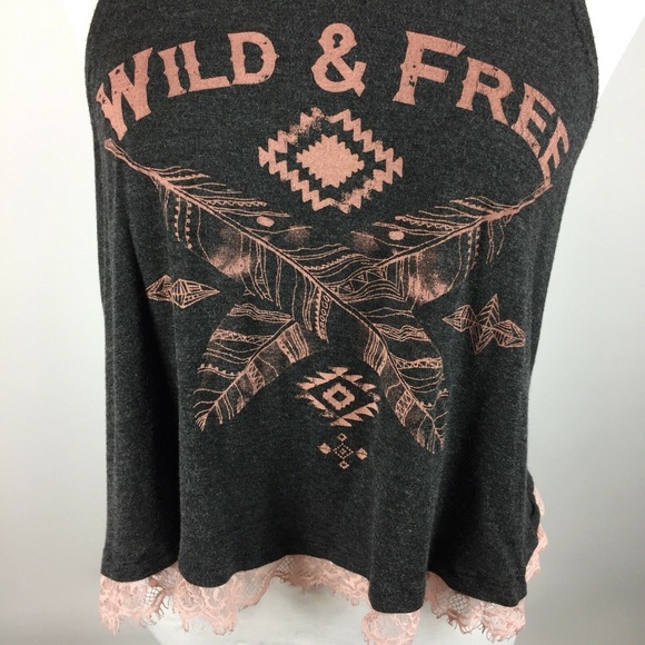 Four Girls Wild and Free Graphic Tank Size Large - Picture 2 of 6